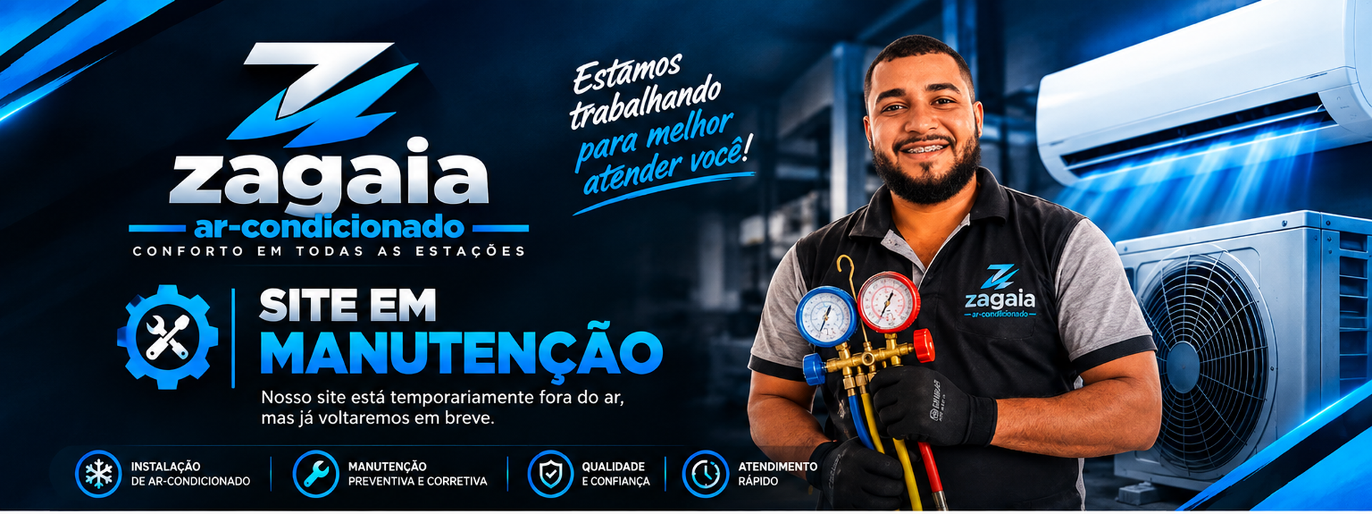 Zagaia Ar Condicionado - Site em Manutenção